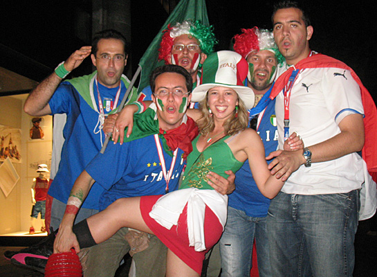 Italian fans, Foto: Hinz