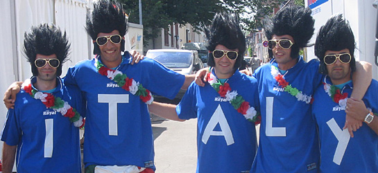 Italian fans, Foto: Hinz
