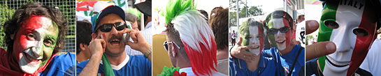 Italian fans, Foto: Hinz