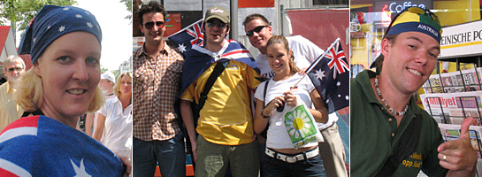 Australian fans, Foto: Hinz