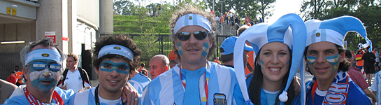 Argentina fans, Foto: Hinz