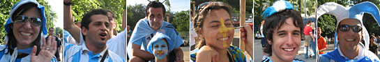 Argentina fans, Foto: Hinz