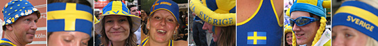 Swedish fans, Foto: Hinz