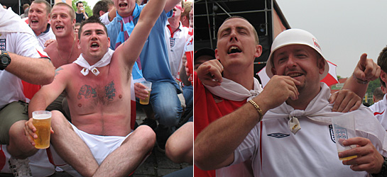 English fans, Foto: Hinz